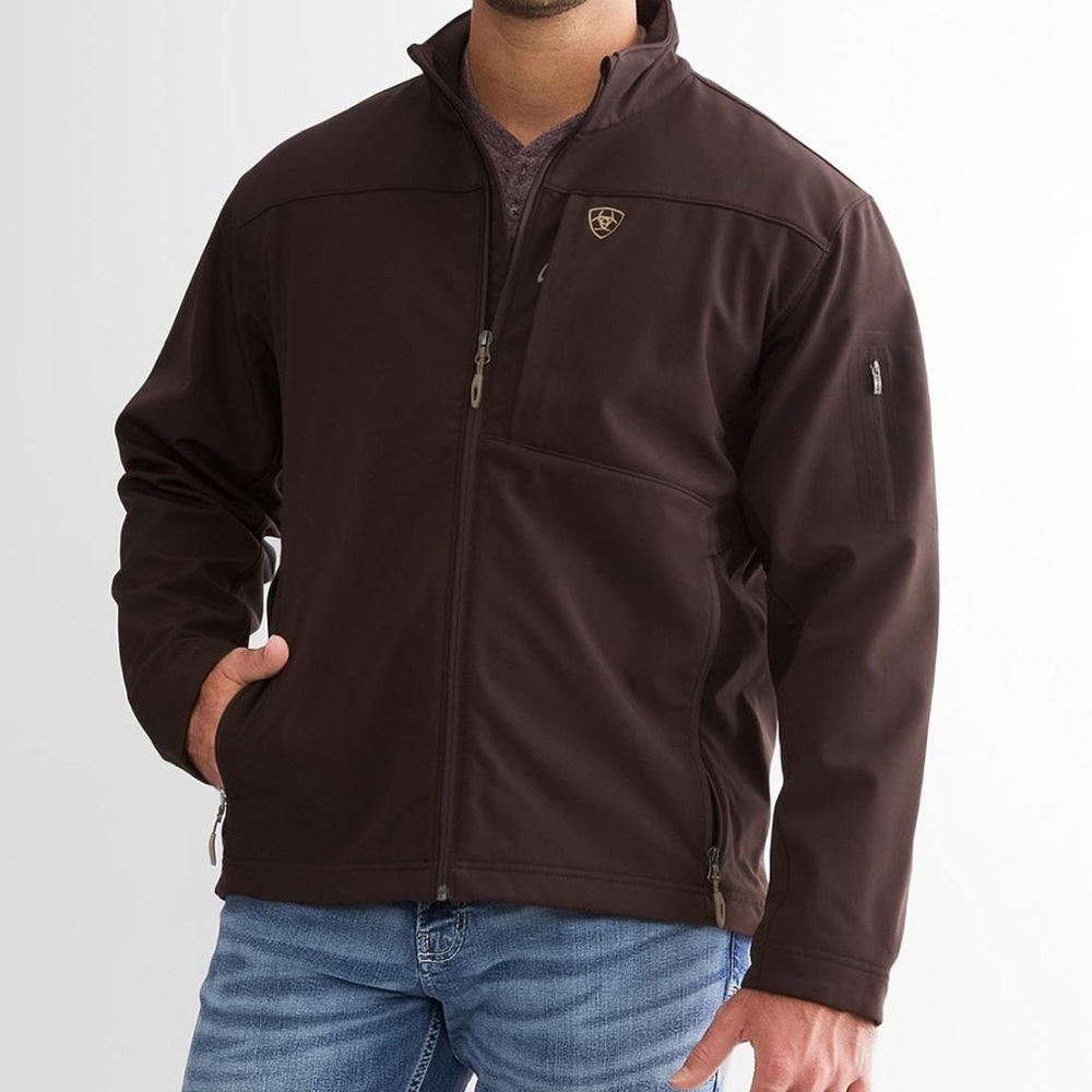 Ariat Vernon 2 Softshell Jacket Coffee Bean color size XXL Excellent Condition